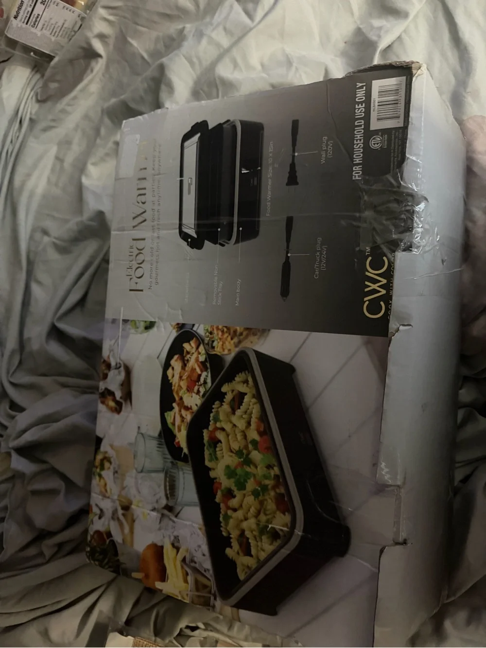 Black Kitchen CWC Electric Food Warmer 10 x 15 inches. New in box